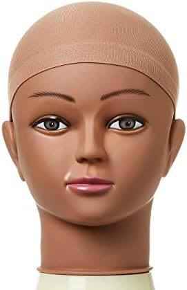 Red by Kiss Stocking Wig Cap 5 PCS (Natural Brown) - Image 4