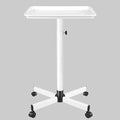 White Salon Tray, Salon Rolling Tray Cart with Wheels,White Tattoo Tray Adjustable Salon Color Tray Suitable for a Minimalist Environment，Suitable for Medical Tray, Dental Tray by Chetunju
