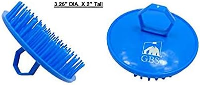 G.B.S Shampoo Scalp Exfoliator Shower Brush 4 Pack -Scrubber,Massager & Beard Exfoliator - Blue - Image 3