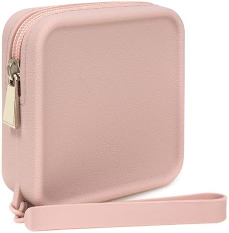Silicone Mini Makeup Bag Pouch for Purse, Small Cosmetic Travel Bag Zipper Pouch Waterproof Cute Coin Purse Portable Makeup Storage Bag Travel Toiletry Organizers Bag for Women Girls by FFpaw