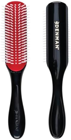 Denman D3 Original Curl Definer & Styler, Curly Hair Brush for Women & Men – 7 Row Detangling & Curl Defining Brush for Smooth Defined Curls - a precision Styling Brush for straight hair by Unknown
