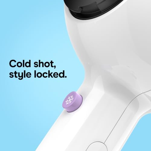 Conair Cake Pop Hair Dryer with Diffuser & Concentrator, Sugar Glaze - Image 5