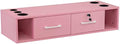 BarberPub Wall Mount Station with Drawers Styling Cabinet 2502(Pink) by BarberPub