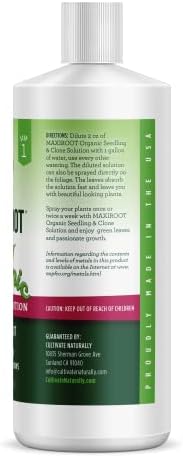 Organic Seedling Solution, Liquid Fertilizer for Seedlings, Cuttings & Clones – Natural Seaweed & Fish-Based Plant Food for Strong Root Growth. 32 oz - Image 3