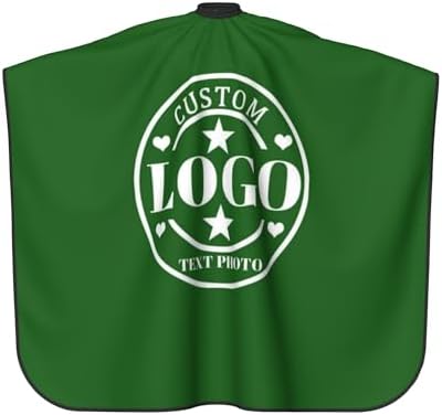 Custom Barber Cape Customized Haircut Capes Logo Text Photo Salon Hairdressing Apron for Home and Barbershop - Image 2