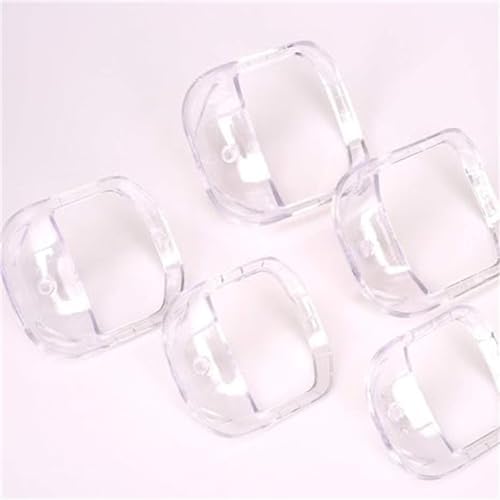 Beard Shaper Goatee Mustache Grooming Tool Face Hair Styling Template for Man - Transparent - 5 PCS/Set (Transparent) - Image 6