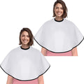 Short Barber Cape,Salon Apron for Hair Cutting Dye Coloring,Black by YELEGAI