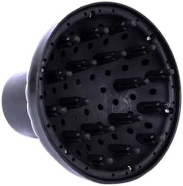 Hair Dryer Diffuser Nozzle Attachment Universal Fit for Curly Hair High Temperature Resistance and Even Drying, Plastic Material Suitable for Home and Salon Use by Unknown