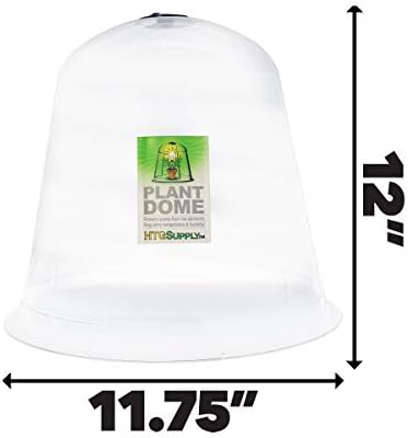 Garden Cloche Plant Protector Bell (5-Pack) - Reusable Vented Plastic Dome - Image 2