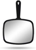 Gladmart 10.3" L x 7.4" W Hand Mirror with Handle, Black by Unknown