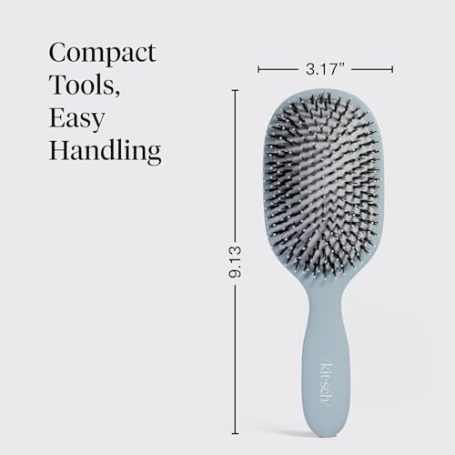Kitsch Smooth & Polish Hair Brushes For Women and Men - Haze Blue - Image 4