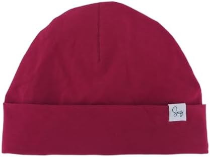 Jersey Beanie Hat for Newborn Baby Boys Girls Silky Satin Lined Hats Bonnet Toddler Infant Little Kids Beanies Caps by Sugarmelon