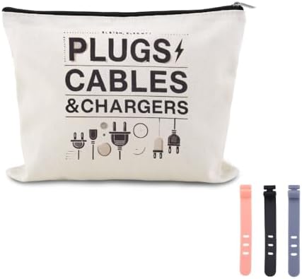 Charging Cable Organizer Pouch Bag Travel Elastic Silicone Cable Straps Cord Organizer Anti Loss Portable Earphone Plug Charger Storage Bag Data Cables Protector Cover Charge Cord Tie Wraps Protection by YangQian