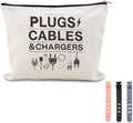 Charging Cable Organizer Pouch Bag Travel Elastic Silicone Cable Straps Cord Organizer Anti Loss Portable Earphone Plug Charger Storage Bag Data Cables Protector Cover Charge Cord Tie Wraps Protection by YangQian