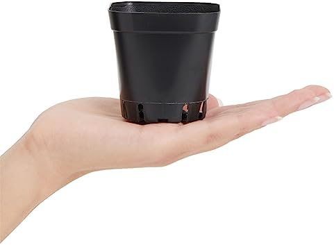 Juvale Square Nursery Pots - Seedling Planters with Drainage Holes - Versatile Pots for Plants & Succulents - Space-Saving Stackable Planters - 2.6 in, Pack of 150, Black - Image 5