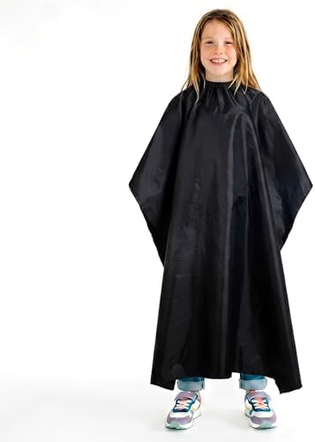 MMBABY Child Hair Cutting Waterproof Cape Barber Kids Hair Styling Cape Professional Home Salon Camps - Image 6