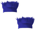 Beistle Blue Hairy Headbands – 2-Pack Fluffy Faux Hair Wig Costume Accessories, Sports Fan Headwear, Team Spirit Wear, Color-Themed Events, Pep Rally Outfits, Game Day Party Apparel, Adult Size by Beistle