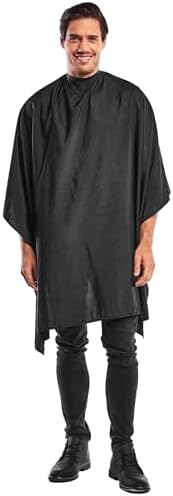 Betty Dain Crinkle Nylon Hair Cutting Cape, 54" x 60", Black by BettyDain