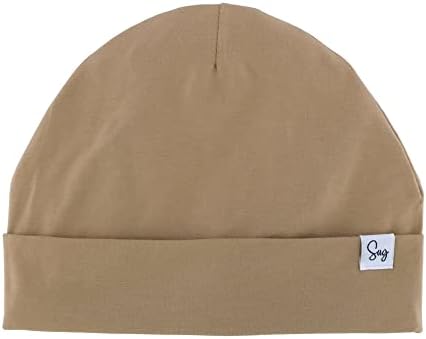 Jersey Beanie Hat for Newborn Baby Boys Girls Silky Satin Lined Hats Bonnet Toddler Infant Little Kids Beanies Caps - Image 2