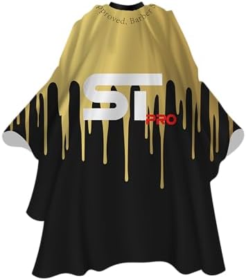 Supreme Trimmer Premium Barber Cape w/Rubber Neck | Waterproof, Polyester Cape; Salon, Barber & Home Use - Image 4