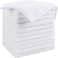 HOMEXCEL White Microfiber Cleaning Cloth, Microfiber Towels for Car,12 PK by HOMEXCEL