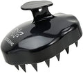 URTHEONE Scalp Massager Shampoo Brush, Soft Silicone Scrub Brush, Relax Scalp, Reduce Dandruff, Promote Hair Growth, Scalp Scrubber for Wet/Dry Hair, Shower Care Tool (Black) by URTHEONE