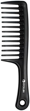 HYOUJIN Large Wide Tooth Comb Detangling for Curly,Wet,Dry Hair,Black by HYOUJIN