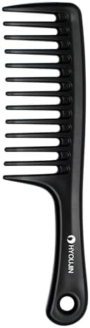 HYOUJIN Large Wide Tooth Comb Detangling for Curly,Wet,Dry Hair,Black by HYOUJIN