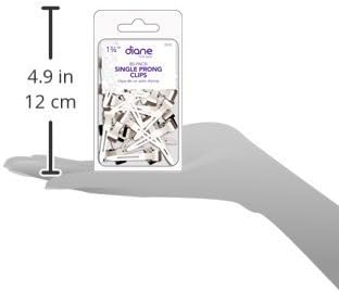 Diane Single Prong Hair Styling Clips for Pin Curls, Securing Rollers, Holding Hair in Place, Rust-Proof, 1.75 Inches, 80 Count Pack - Image 6