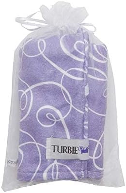 Turbie Twist Microfiber Hair Towel Wrap for Women and Men | 2 Pack | Bathroom Essential Accessories | Quick Dry Hair Turban for Drying Curly, Long & Thick Hair (Purple Signature) - Image 6