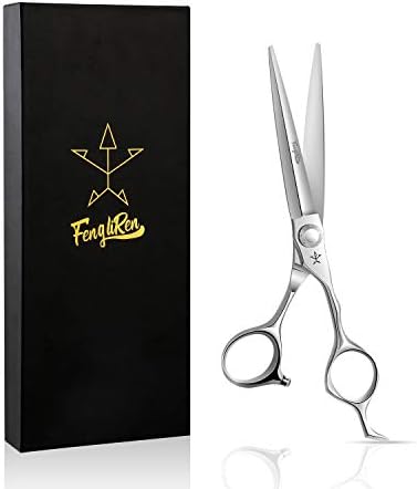 High-end Professional Extremely Very Sharp Barber Hair Cutting Scissors Hairdresser Shears For Hair 6.5 Inch Haircut Scissor Made Of Stainless Steel Alloy For Hairdressing Salon and Home Use by Fengliren%C2%AEDedicatedToScissorsForOver40Years