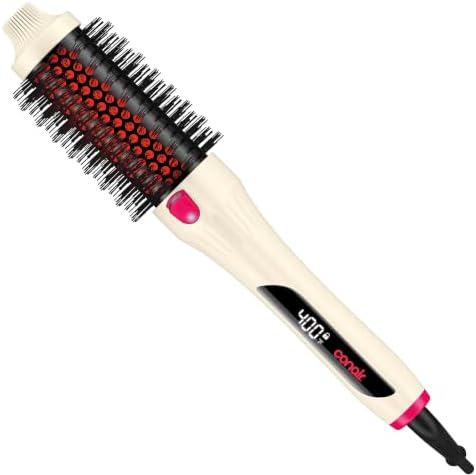 Conair InfinitiPRO Infrared Thermal Brush, Dry-Hair Styling, 1.5”, Cream by conair