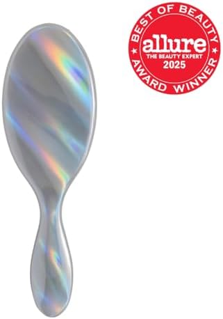 Wet Brush Original Detangler, Chrome (Iridescence Icon), Ultra-Soft IntelliFlex Bristles Glide Through Tangles, Detagnling Hair Brush, All Hair Types (Wet & Dry), Women & Men, Limited Edition - Image 2