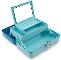 Caboodles On-the-go Girl - Forever Fun Cosmetic Organizer, Make-up & Accessory Case, Turquoise Over Sky, 1 count (CAB56264B) - Image 2