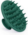 Meartchy Silicone Scalp Massager Shampoo Brush, Scalp Brush for Hair Growth & Dandruff Removal, Hair Scrubber Scalp Stimulator Exfoliator Brush with Soft Bristles for Wet Dry Scalp Care (Dark Green) by Meartchy
