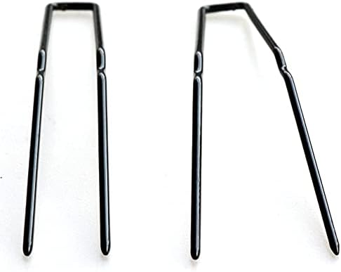 U Shaped Hair Pins for Buns, Bobby Pins for Women, Strong Thick Ballet Bun Hair Pins, Spring Steel Hair Styling Pins for Long Thick Hair, Dance, Updos and Bridal Hair, 24 Count 2.5 inch, Black - Image 2
