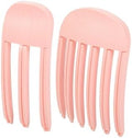 Hair Volume Clip - 2PCS Root Clips for Curly Hair Volume, Magic Volumizing Hair Clips for Creating Fluffy Bangs & Lifting Roots, Wind Shaping Styling Comb Set (Orange Pink) by FlaSloth