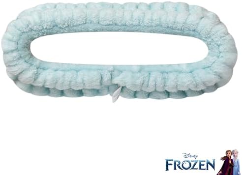 LUV HER Frozen Kids Hair Brush & Spa Headband Set for Girls - Features Elsa - Fun Grooming Kit for Detangling, Styling & Skincare - Soft & Stretchy, One Size, Ages 3+ - Image 5