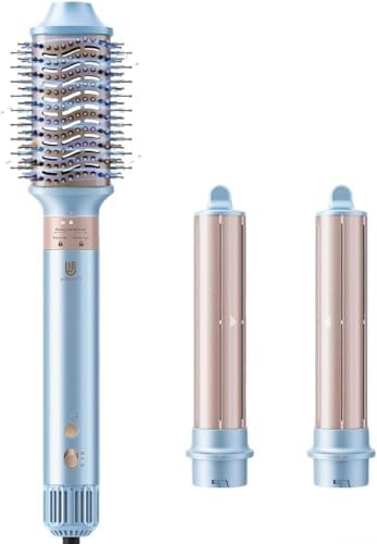 Hot Air Styler, Blow Dryer Brush with Negative Ionic, Auto Hair Wrap Curling Irons Airflow Hair Curlers, Multi Styler for Volumizing, Straight, Wavy, Curly Hair by TakeHairSalonHome