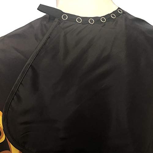 Pelocapa Barber Cape for Men Hair Cutting Salon Cape with Snap Closures Waterproof Professional Large Barber Hairdresser Cape- 63”× 56”(Gold Leader) - Image 6