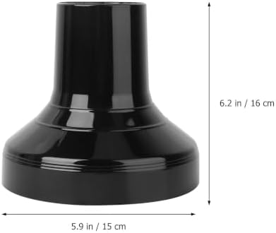 Hair Blower Protective Cover for Hair Dryer, Black ABS Diffuser - Image 2
