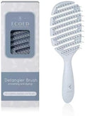 Ecoed Hair brush, Vented Detangling Brush, Quickly Detangles and Smooths hair for Curly, Thick, and Straight Hair, Hair Brush for Women and Men, Blue, Eco Friendly, Sustainable Material by ECOED