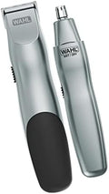 Wahl Groomsman Battery Operated Mens Beard Trimmer for Hair, Nose Hair, and Mustache Grooming Kit, Precision-Ground Blades, 14 Different Trimming Lengths - Model 5621V by Wahl