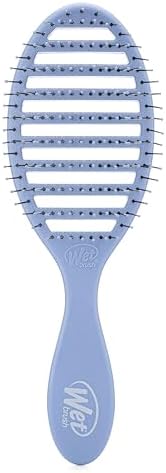 Wet Brush Speed Dry Hair Brush - Sky Blue - Vented Design and Ultra Soft HeatFlex Bristles Are Blow Dry Safe With Ergonomic Handle Manages Tangle and Uncontrollable Hair - Pain-Free by WetBrush