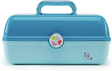 Caboodles On-the-go Girl - Forever Fun Cosmetic Organizer, Make-up & Accessory Case, Turquoise Over Sky, 1 count (CAB56264B) by Caboodles