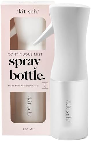 Kitsch Continuous Spray Bottle for Hair – White, 150ml by Unknown