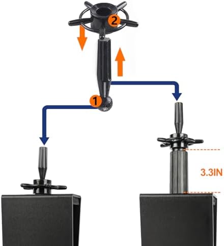 Mannequin Head Clamp Stand for Chairs, Adjustable Wig Head Stand Holder for Cosmetology Hairdressing Seat Back Clamp (Large) - Image 7