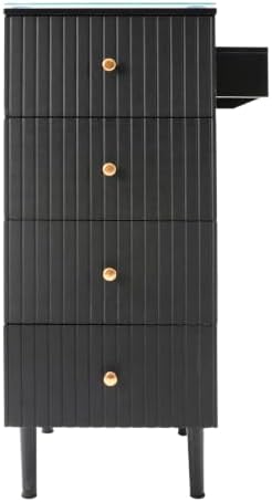 Hair Salon Station for Stylist, Salon Storage Cabinet with Drawers - Image 3