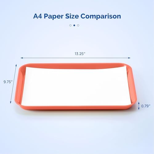 JMU 20 Pcs Persimmon Dental Procedure Tray Flat Tray Size B 13.25" X 9.75" - Image 5