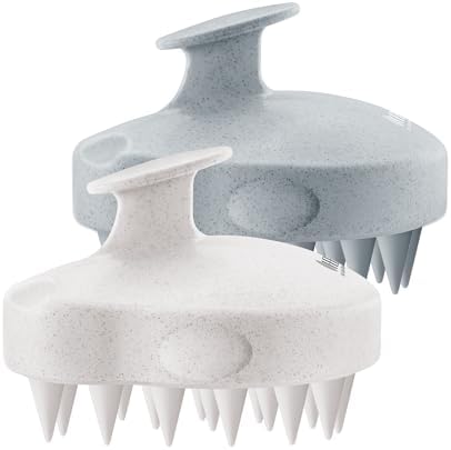 HEETA 2-Pack Large Scalp Massager Scrubber Shampoo Brush for Hair Growth by HEETA